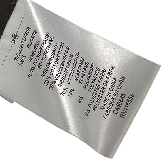 Ports 1961 Brown Elegant Silk Sleeveless V-Neck Ruched Sheath Dress, Size 6 - Picture 13 of 14